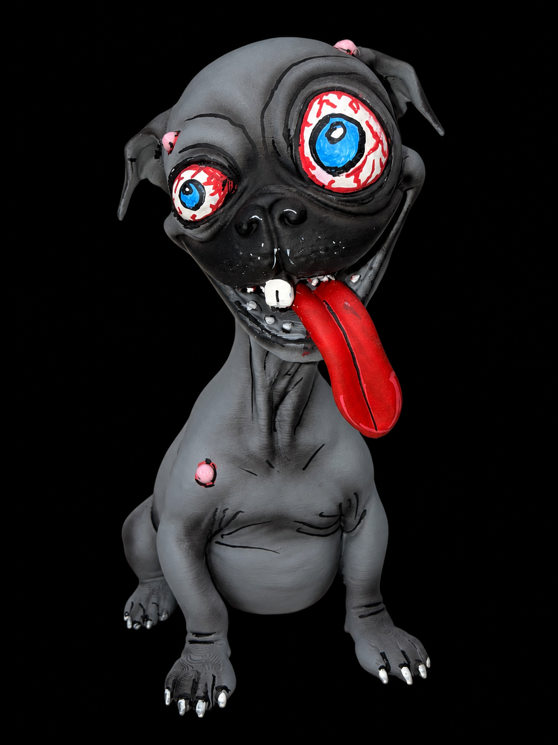 Chien hideux petit